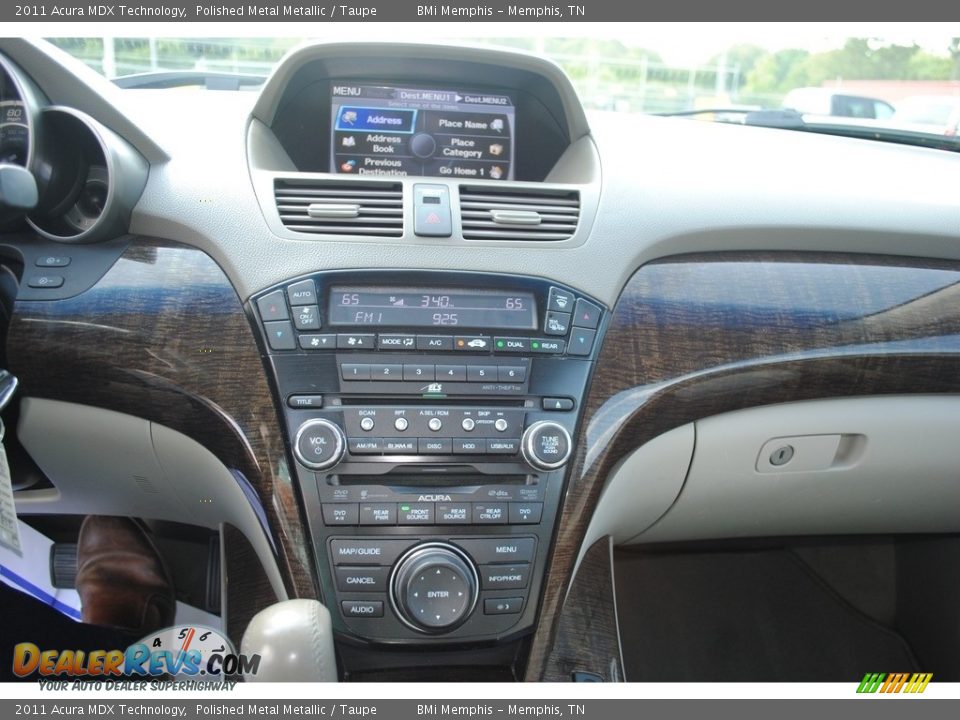 2011 Acura MDX Technology Polished Metal Metallic / Taupe Photo #16