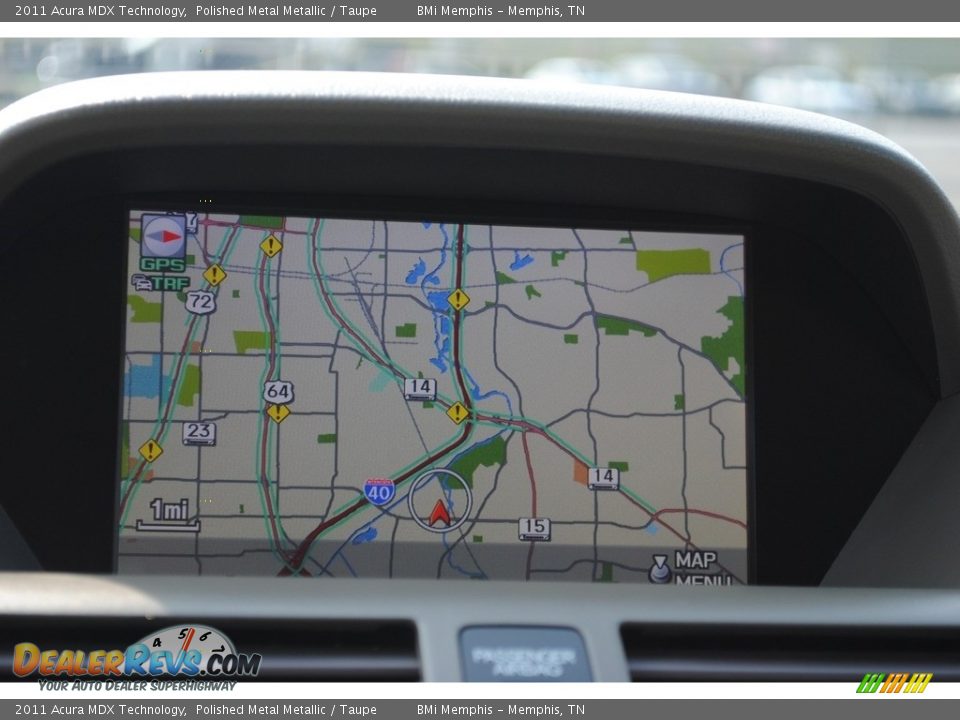 2011 Acura MDX Technology Polished Metal Metallic / Taupe Photo #18