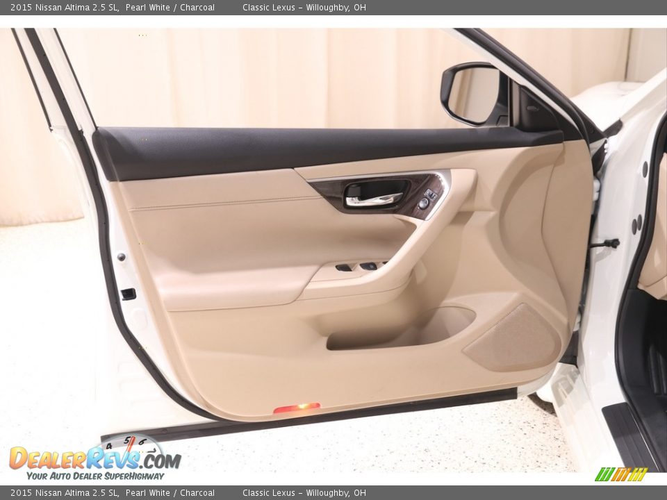 2015 Nissan Altima 2.5 SL Pearl White / Charcoal Photo #4