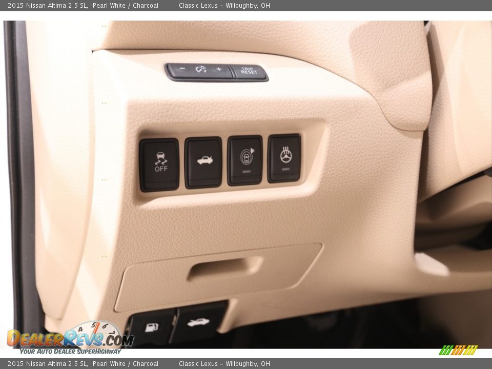 2015 Nissan Altima 2.5 SL Pearl White / Charcoal Photo #5