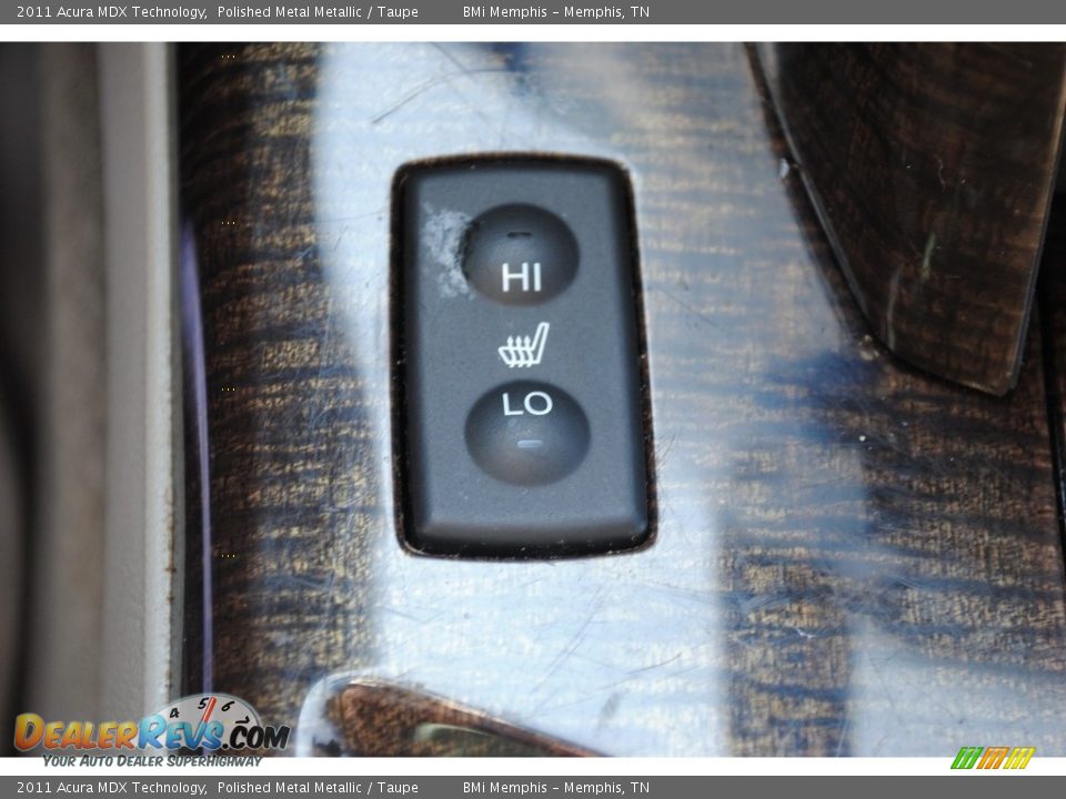 2011 Acura MDX Technology Polished Metal Metallic / Taupe Photo #21