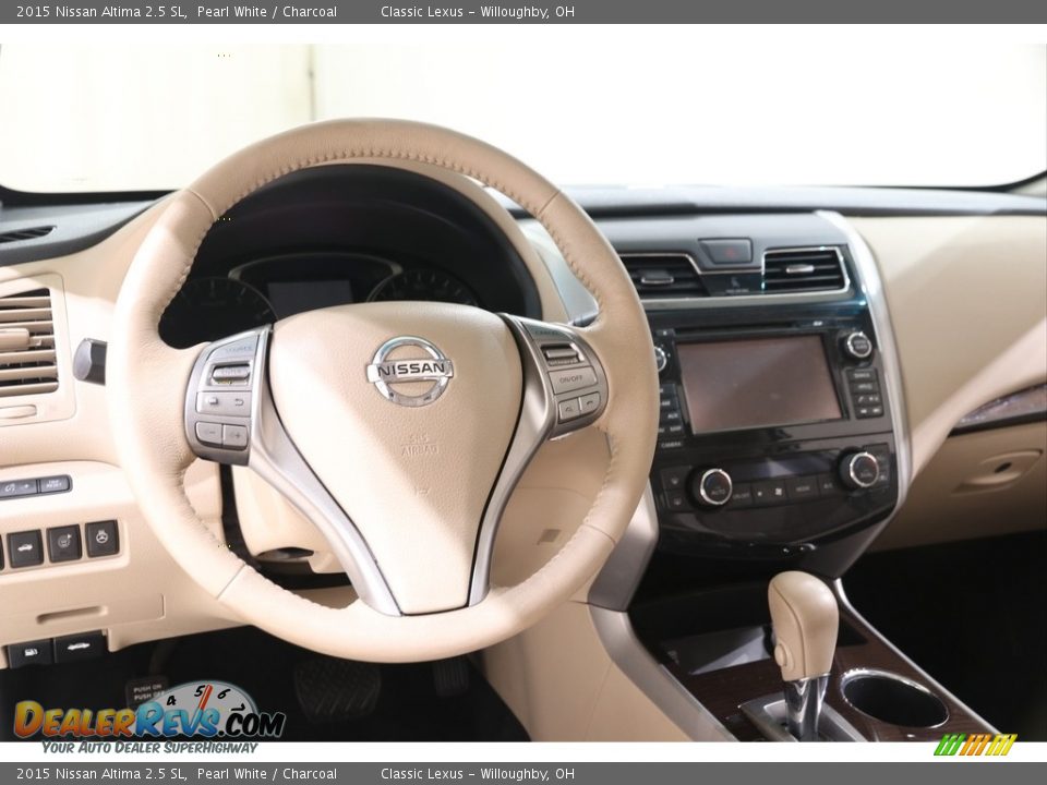 2015 Nissan Altima 2.5 SL Pearl White / Charcoal Photo #7