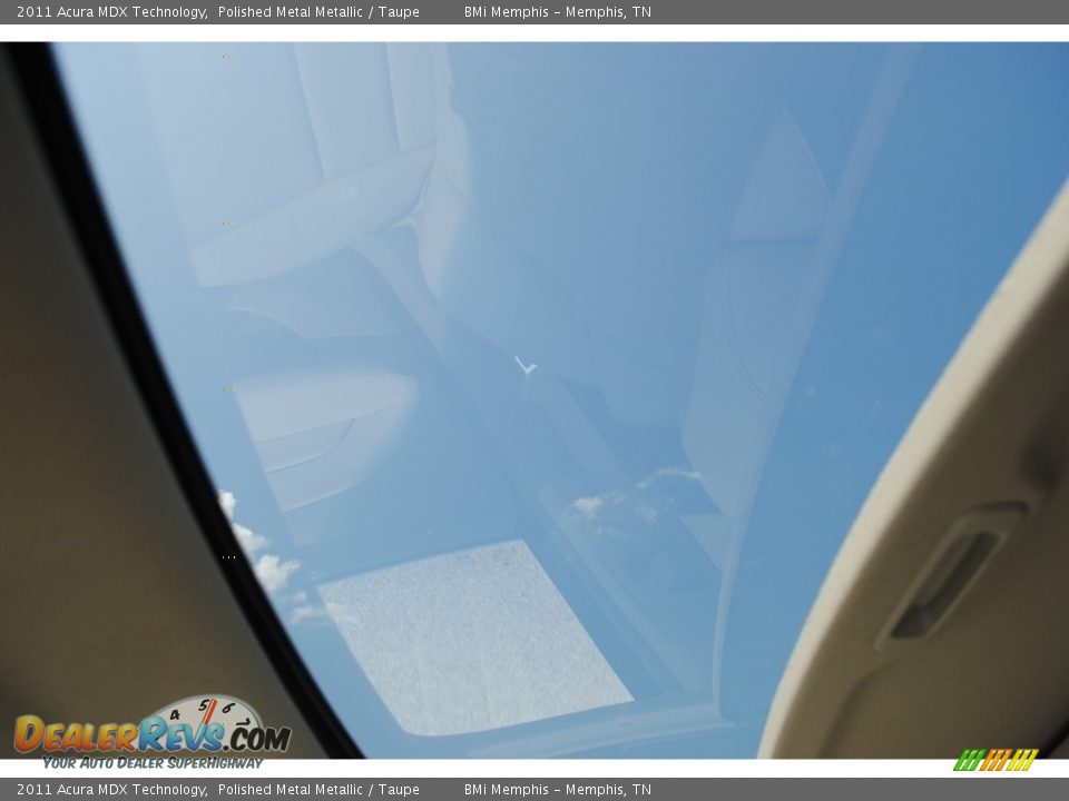 2011 Acura MDX Technology Polished Metal Metallic / Taupe Photo #23