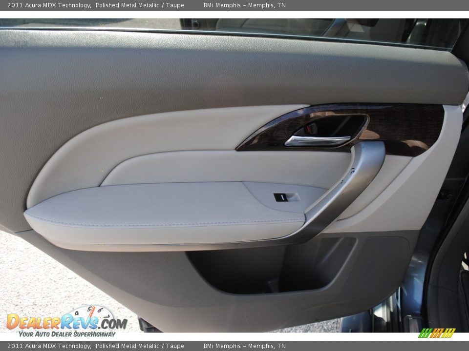 2011 Acura MDX Technology Polished Metal Metallic / Taupe Photo #24