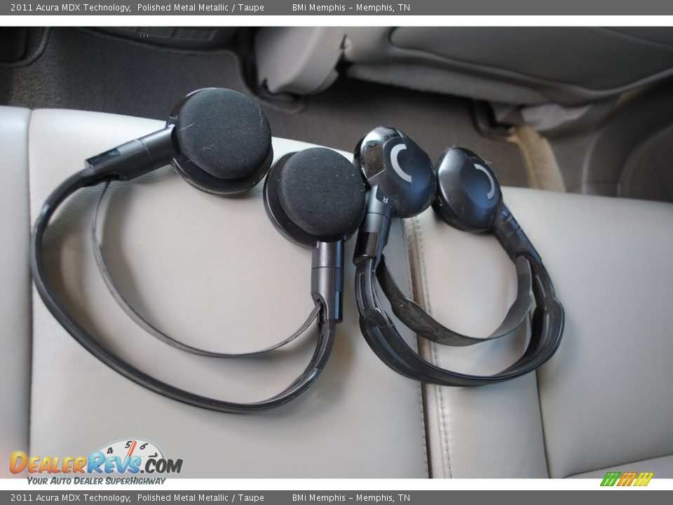 2011 Acura MDX Technology Polished Metal Metallic / Taupe Photo #26