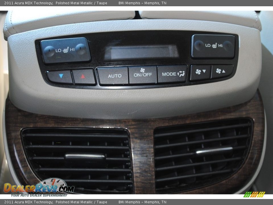 2011 Acura MDX Technology Polished Metal Metallic / Taupe Photo #28