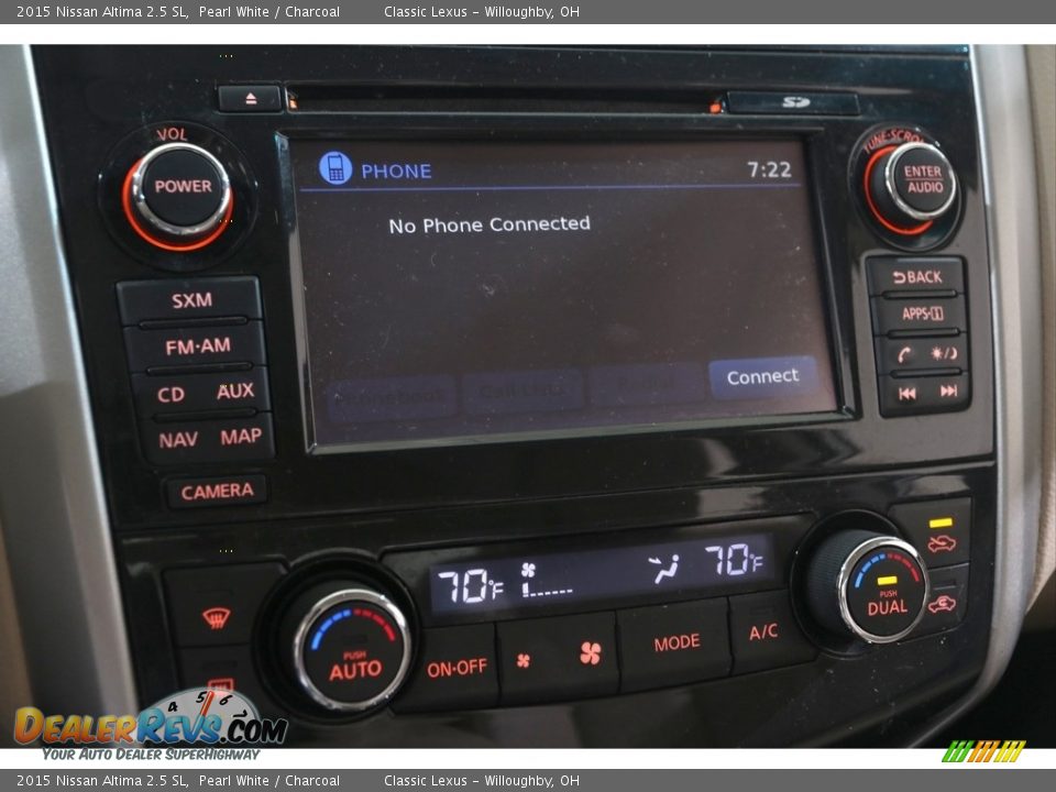 2015 Nissan Altima 2.5 SL Pearl White / Charcoal Photo #15