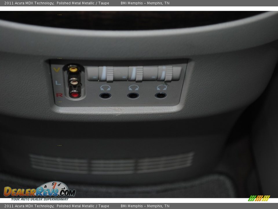 2011 Acura MDX Technology Polished Metal Metallic / Taupe Photo #29