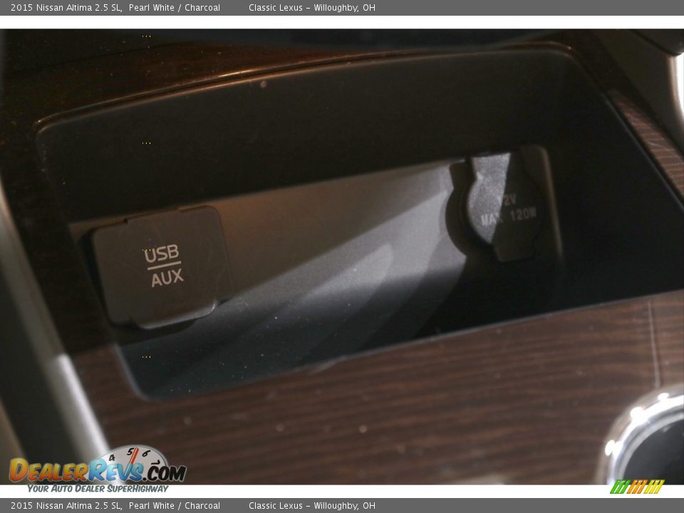 2015 Nissan Altima 2.5 SL Pearl White / Charcoal Photo #16