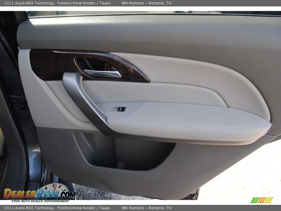 2011 Acura MDX Technology Polished Metal Metallic / Taupe Photo #32
