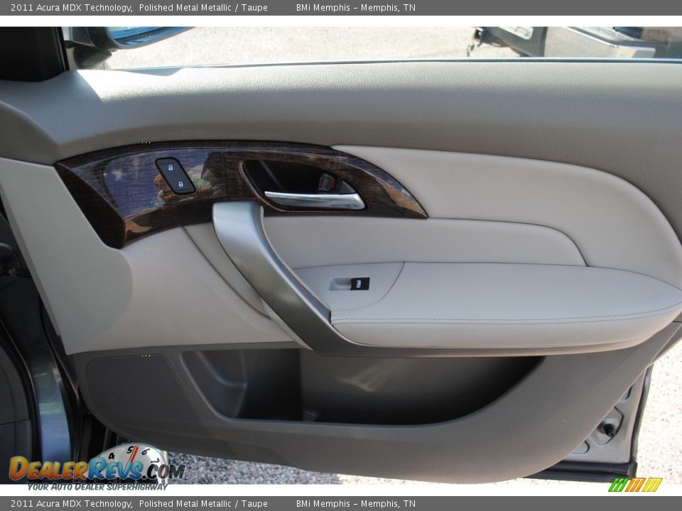 2011 Acura MDX Technology Polished Metal Metallic / Taupe Photo #34