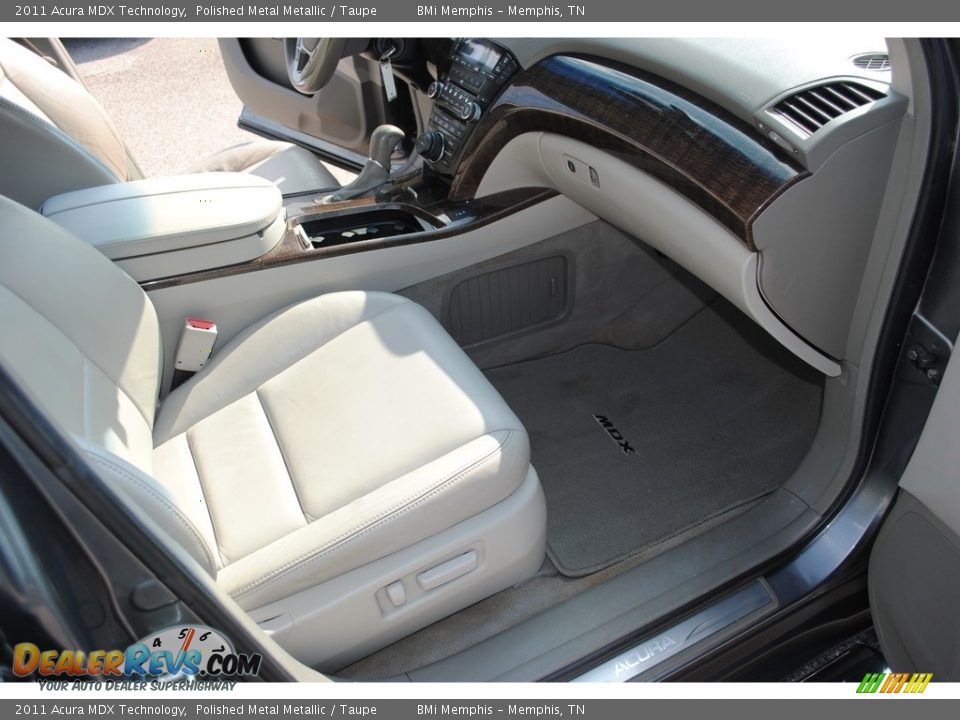2011 Acura MDX Technology Polished Metal Metallic / Taupe Photo #35