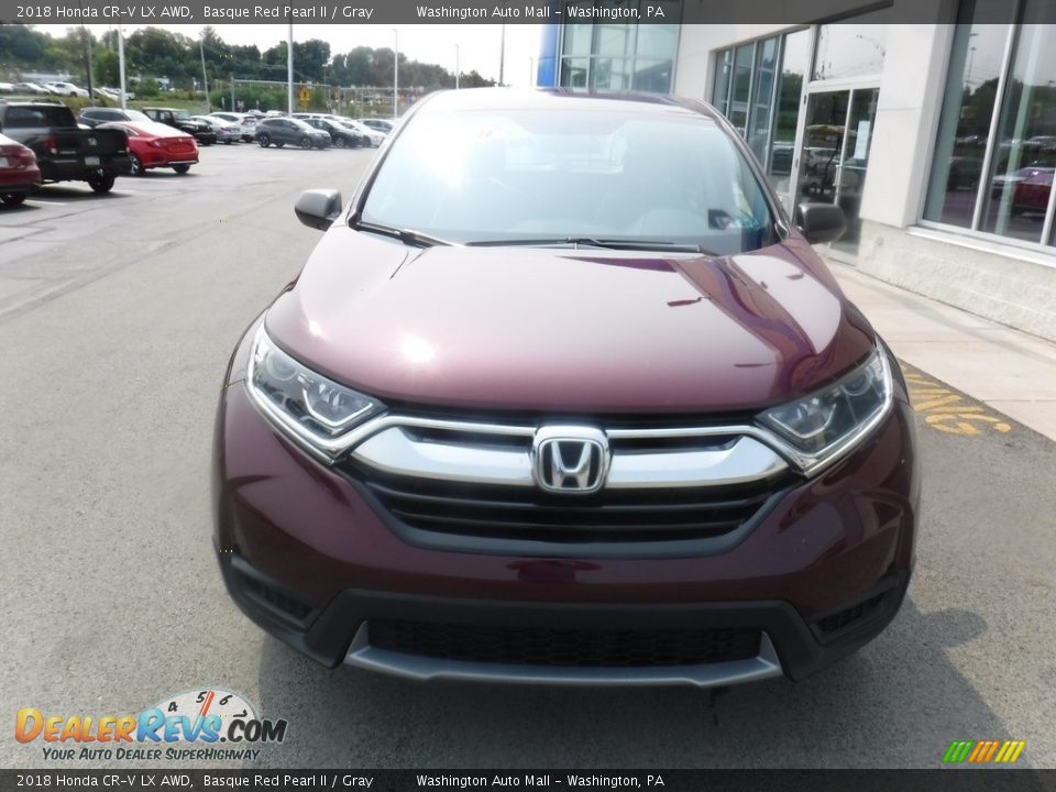 2018 Honda CR-V LX AWD Basque Red Pearl II / Gray Photo #4