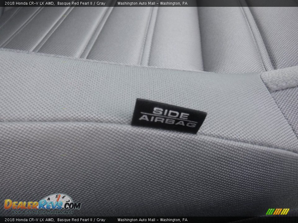 2018 Honda CR-V LX AWD Basque Red Pearl II / Gray Photo #14