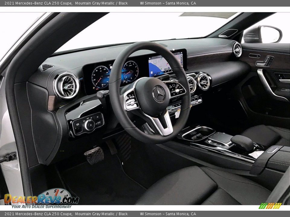 Black Interior - 2021 Mercedes-Benz CLA 250 Coupe Photo #4