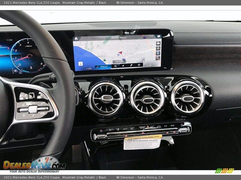 Controls of 2021 Mercedes-Benz CLA 250 Coupe Photo #6