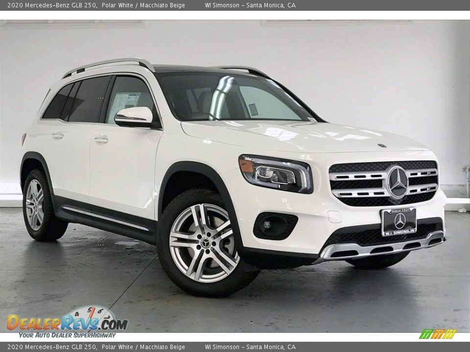 2020 Mercedes-Benz GLB 250 Polar White / Macchiato Beige Photo #12