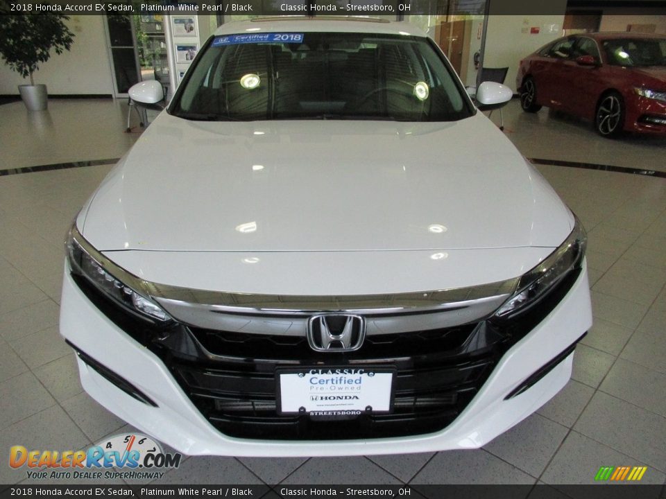 2018 Honda Accord EX Sedan Platinum White Pearl / Black Photo #2