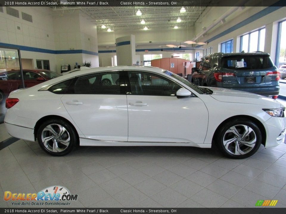 2018 Honda Accord EX Sedan Platinum White Pearl / Black Photo #4