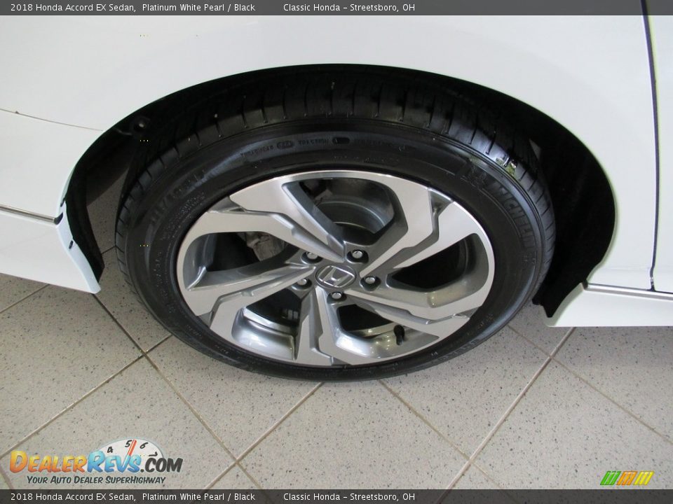 2018 Honda Accord EX Sedan Platinum White Pearl / Black Photo #6