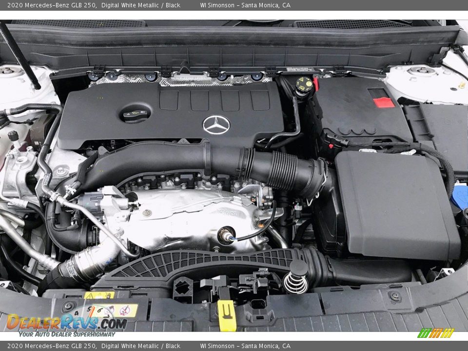 2020 Mercedes-Benz GLB 250 Digital White Metallic / Black Photo #8