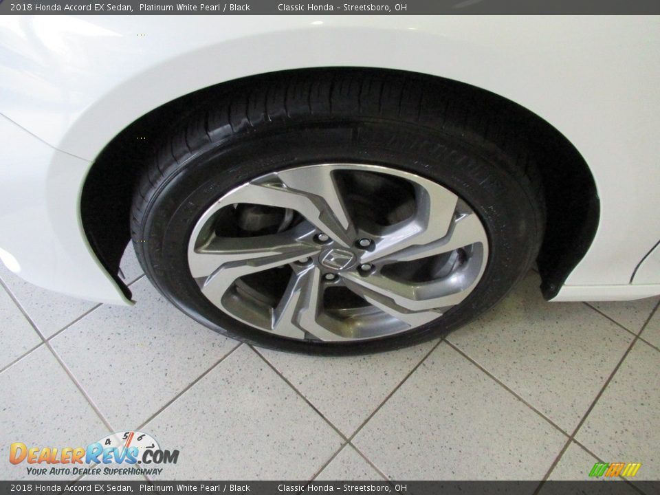 2018 Honda Accord EX Sedan Platinum White Pearl / Black Photo #12