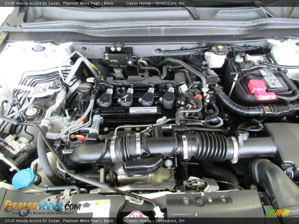 2018 Honda Accord EX Sedan Platinum White Pearl / Black Photo #13