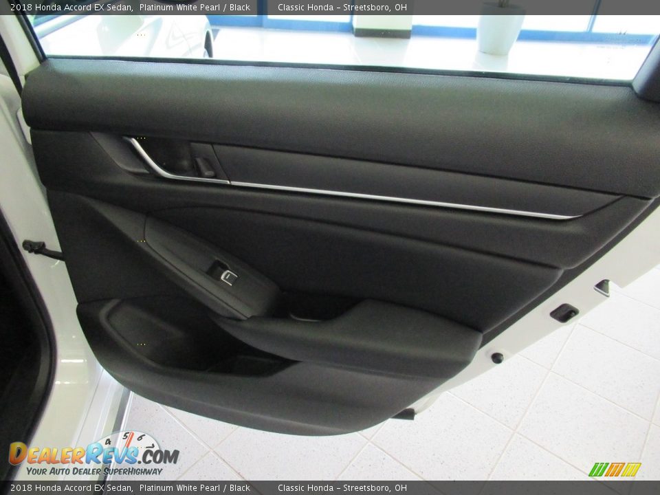 2018 Honda Accord EX Sedan Platinum White Pearl / Black Photo #18