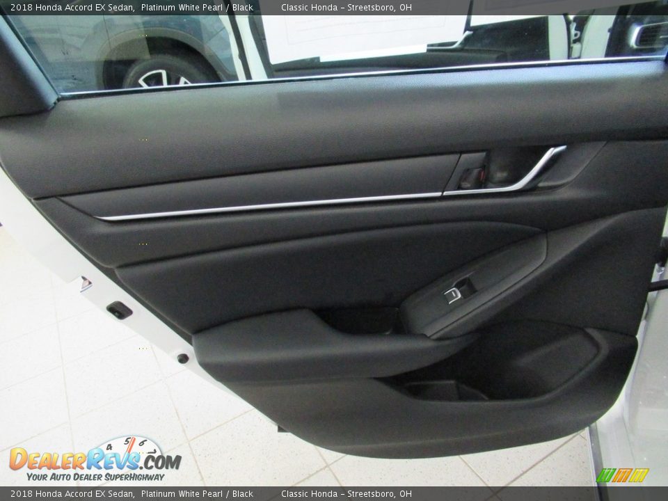 2018 Honda Accord EX Sedan Platinum White Pearl / Black Photo #23