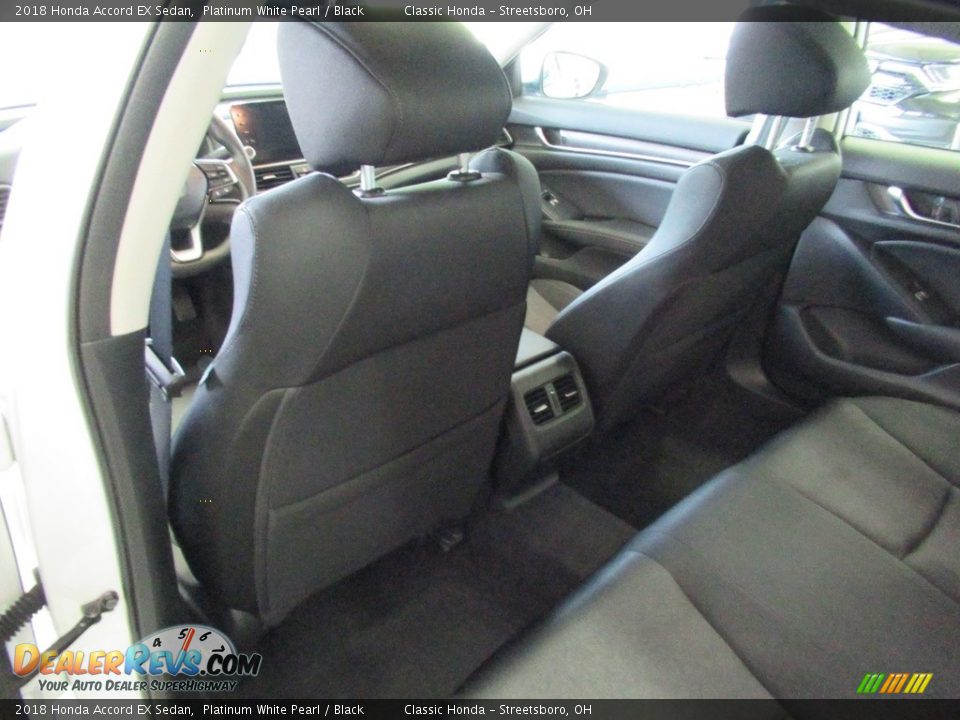 2018 Honda Accord EX Sedan Platinum White Pearl / Black Photo #24