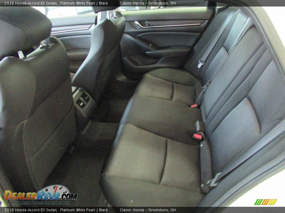 2018 Honda Accord EX Sedan Platinum White Pearl / Black Photo #25