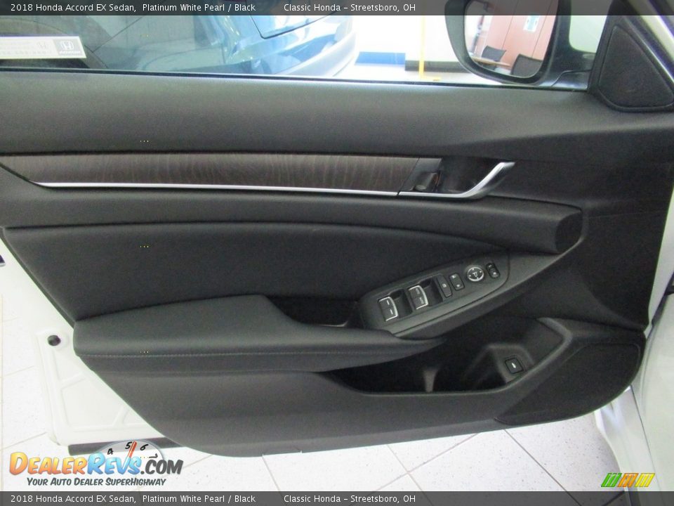 2018 Honda Accord EX Sedan Platinum White Pearl / Black Photo #26