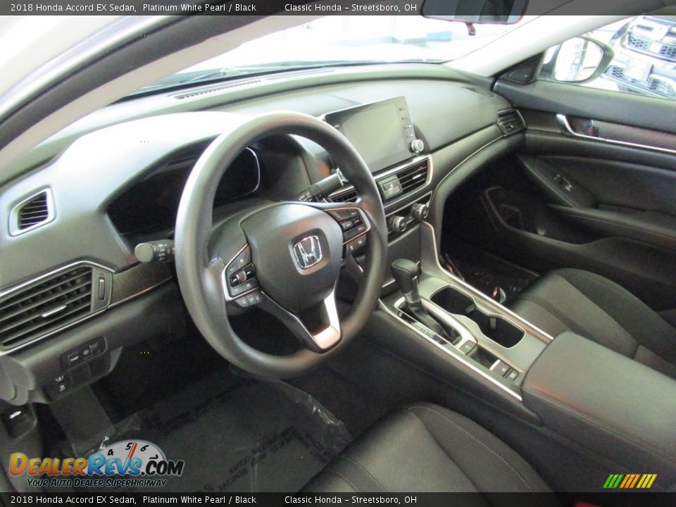 2018 Honda Accord EX Sedan Platinum White Pearl / Black Photo #27