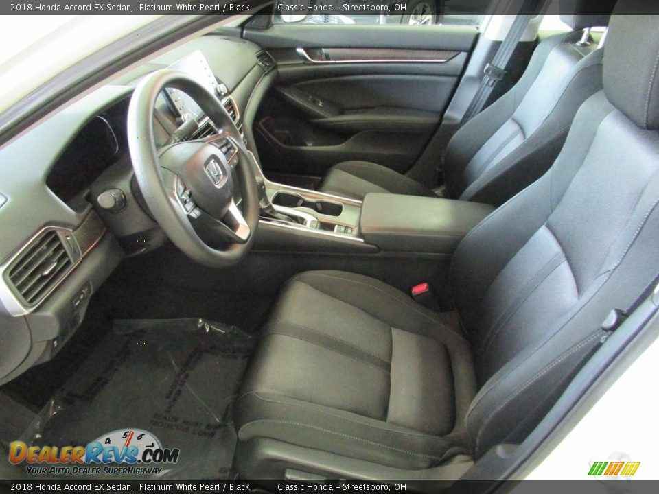 2018 Honda Accord EX Sedan Platinum White Pearl / Black Photo #28
