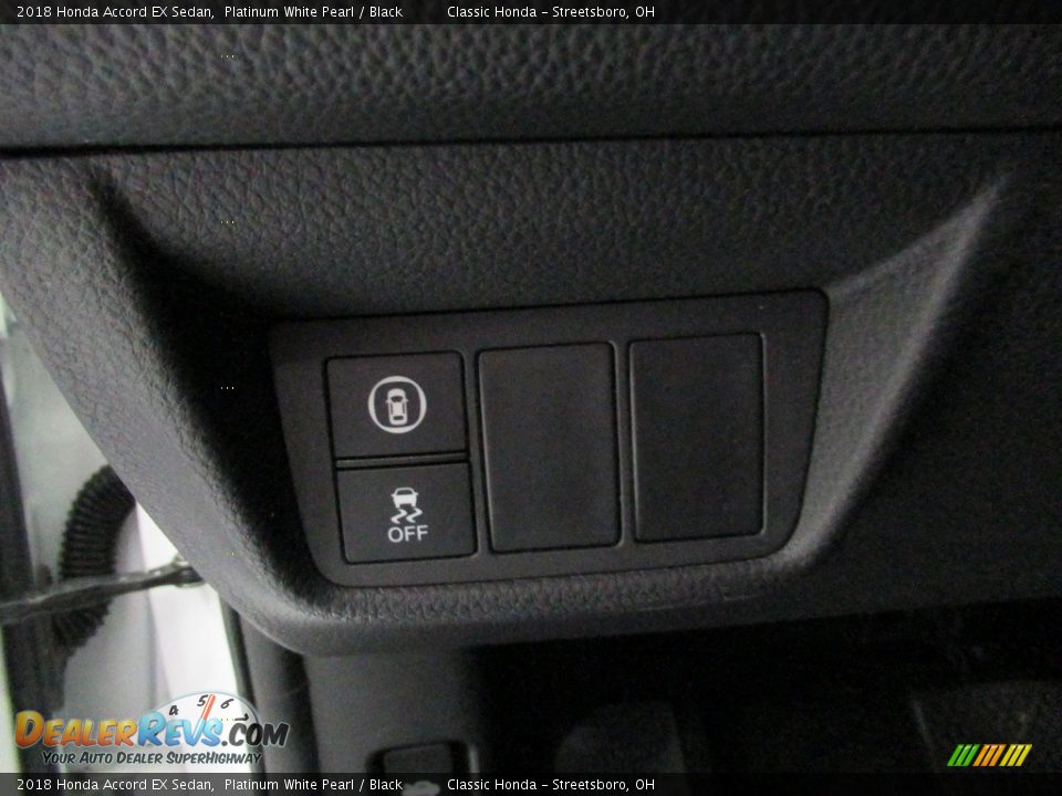 2018 Honda Accord EX Sedan Platinum White Pearl / Black Photo #29