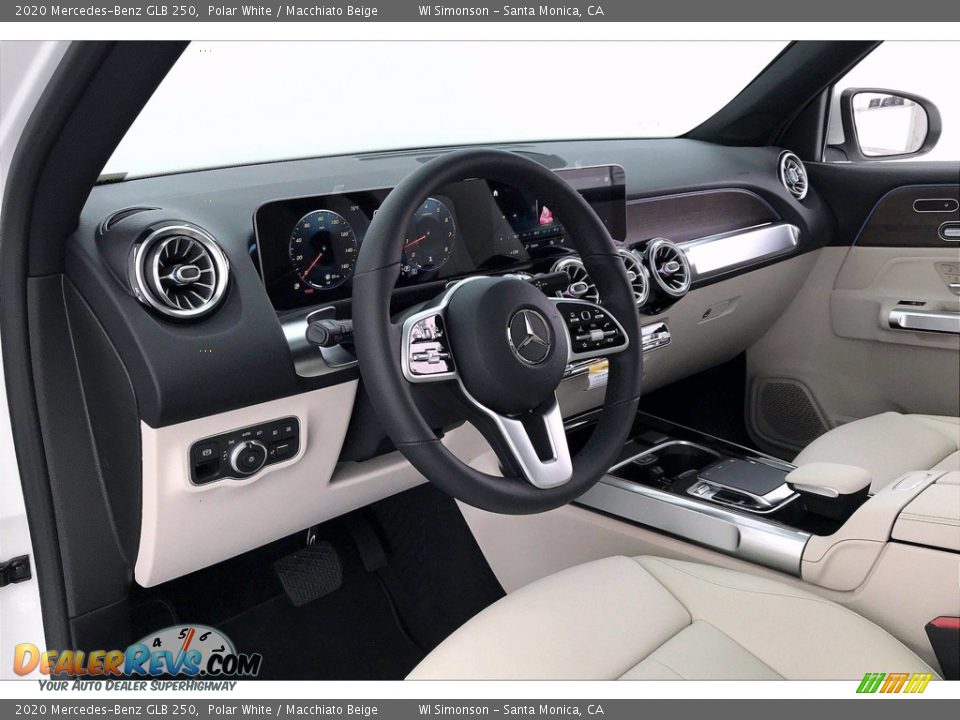 2020 Mercedes-Benz GLB 250 Polar White / Macchiato Beige Photo #4