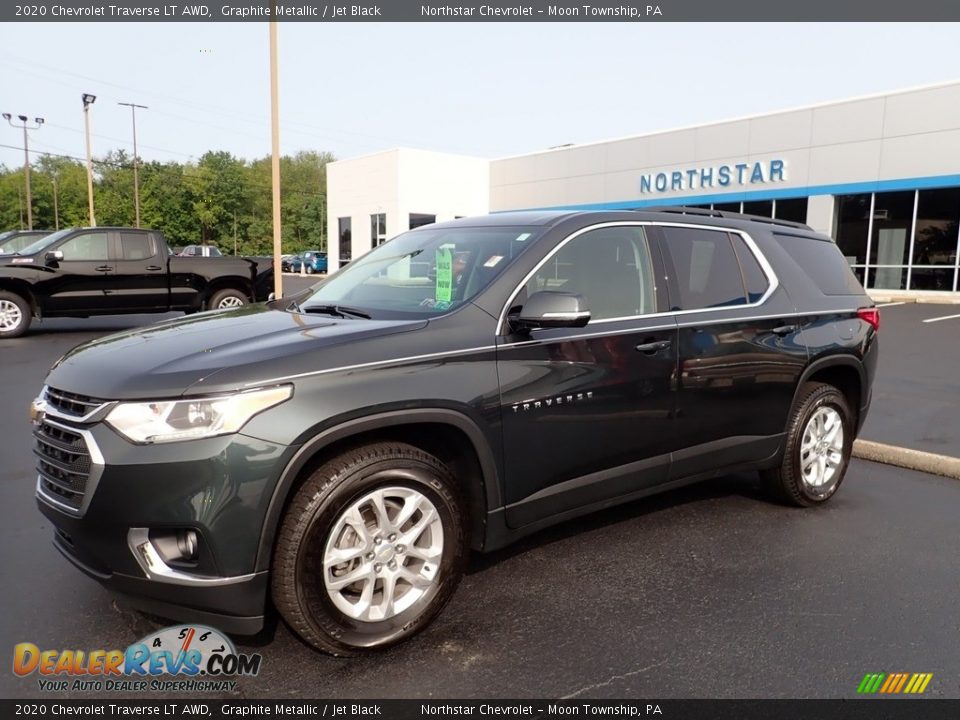 2020 Chevrolet Traverse LT AWD Graphite Metallic / Jet Black Photo #1