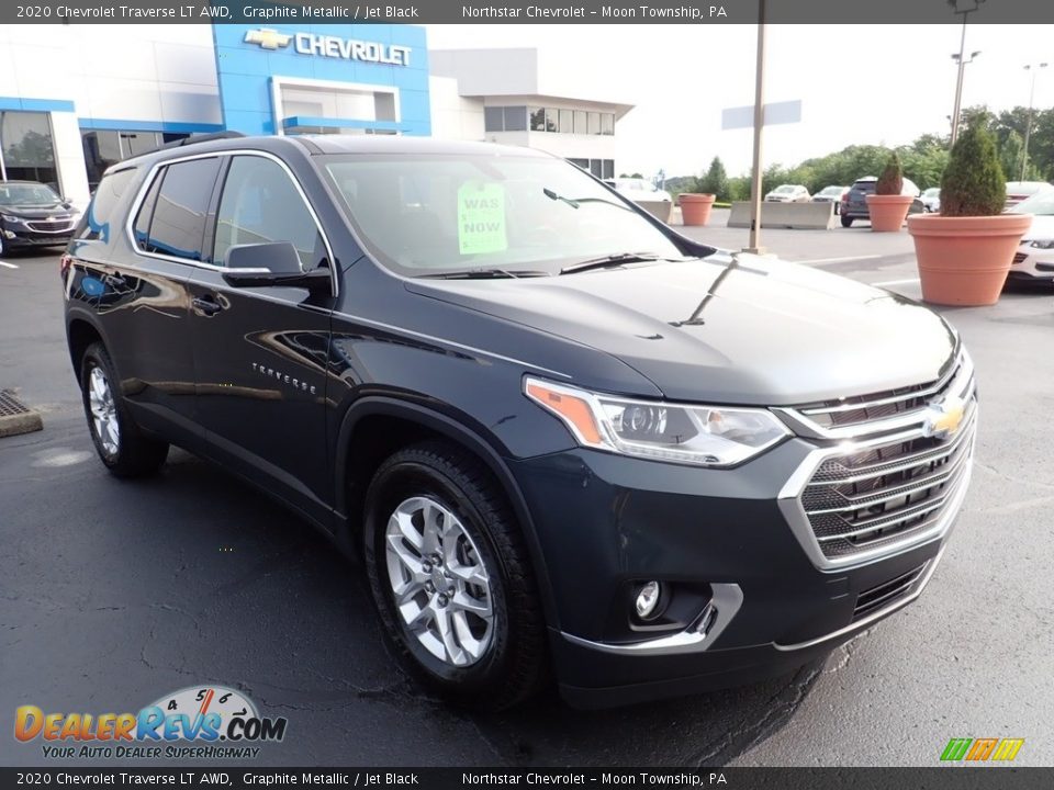 2020 Chevrolet Traverse LT AWD Graphite Metallic / Jet Black Photo #8