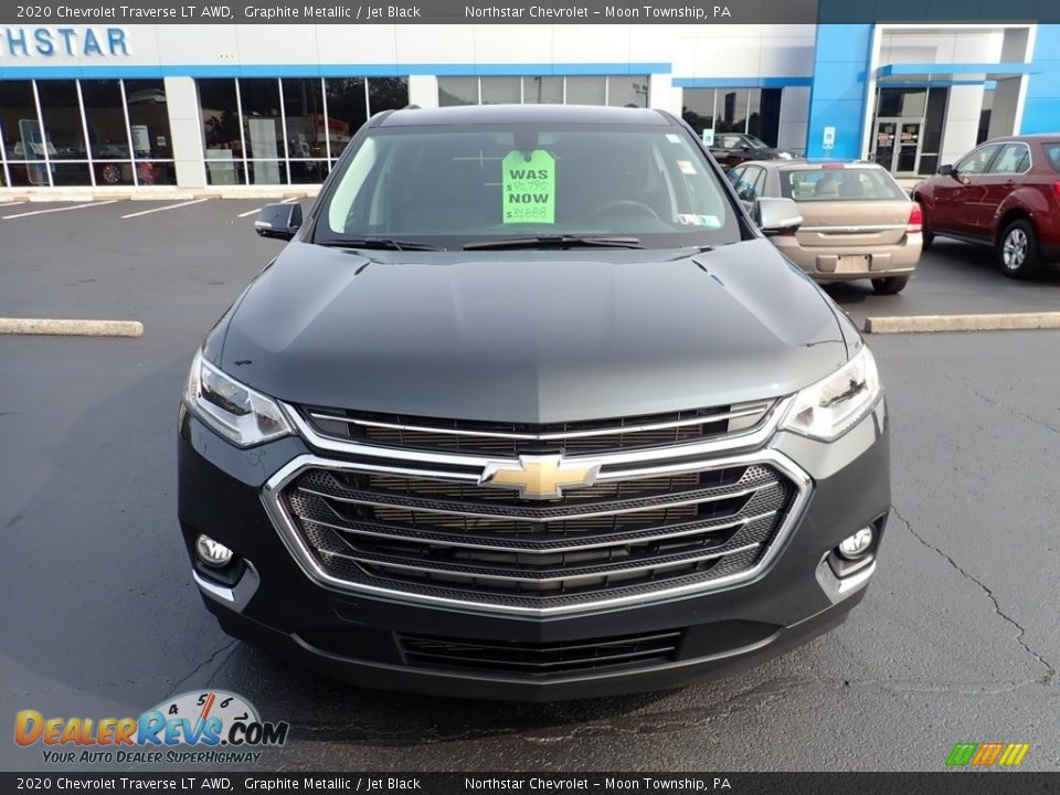 2020 Chevrolet Traverse LT AWD Graphite Metallic / Jet Black Photo #9