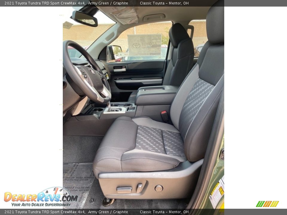 Front Seat of 2021 Toyota Tundra TRD Sport CrewMax 4x4 Photo #2