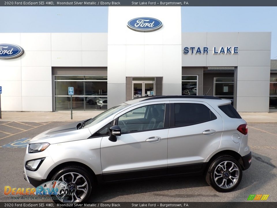 2020 Ford EcoSport SES 4WD Moondust Silver Metallic / Ebony Black Photo #1