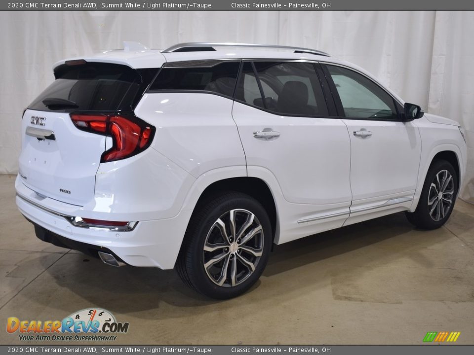 2020 GMC Terrain Denali AWD Summit White / Light Platinum/­Taupe Photo #2