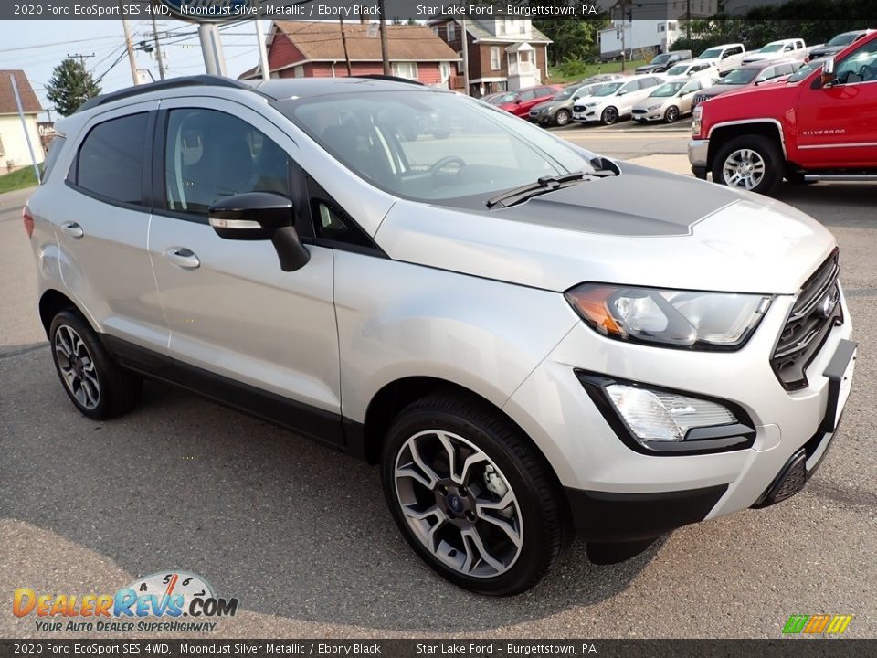 2020 Ford EcoSport SES 4WD Moondust Silver Metallic / Ebony Black Photo #8