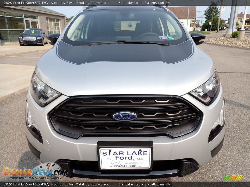 2020 Ford EcoSport SES 4WD Moondust Silver Metallic / Ebony Black Photo #9