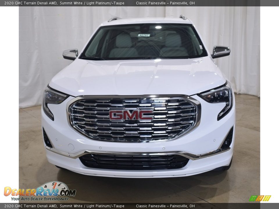 2020 GMC Terrain Denali AWD Summit White / Light Platinum/­Taupe Photo #4