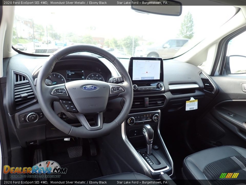 2020 Ford EcoSport SES 4WD Moondust Silver Metallic / Ebony Black Photo #12