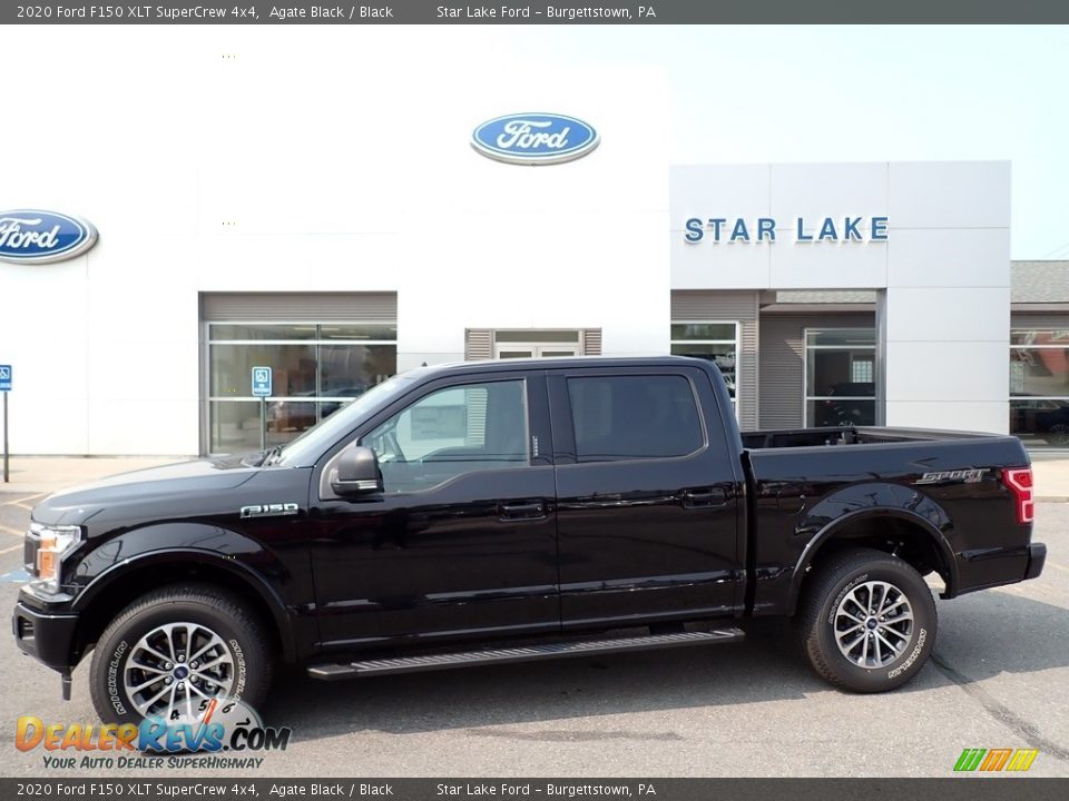 2020 Ford F150 XLT SuperCrew 4x4 Agate Black / Black Photo #1