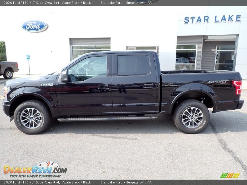 2020 Ford F150 XLT SuperCrew 4x4 Agate Black / Black Photo #2