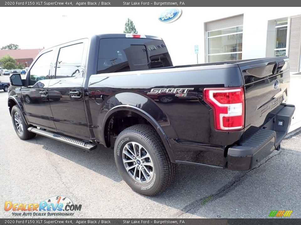 2020 Ford F150 XLT SuperCrew 4x4 Agate Black / Black Photo #3