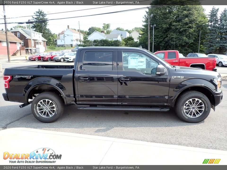 2020 Ford F150 XLT SuperCrew 4x4 Agate Black / Black Photo #6